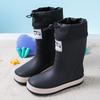 Классическая детская обувь ПВХ Резиновая Детская Мультяшная обувь Длинные сапоги для воды Водонепроницаемые резиновые сапоги для малышки