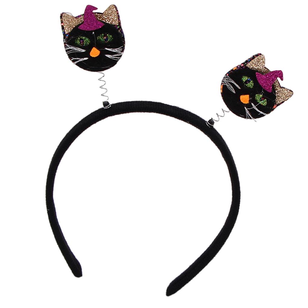 Хэллоуин Призрак Тыква Повязка для волос Мягкая полиэстеровая повязка на голову Фотореквизит Для детей Взрослых Аксессуар для костюмной вечеринки