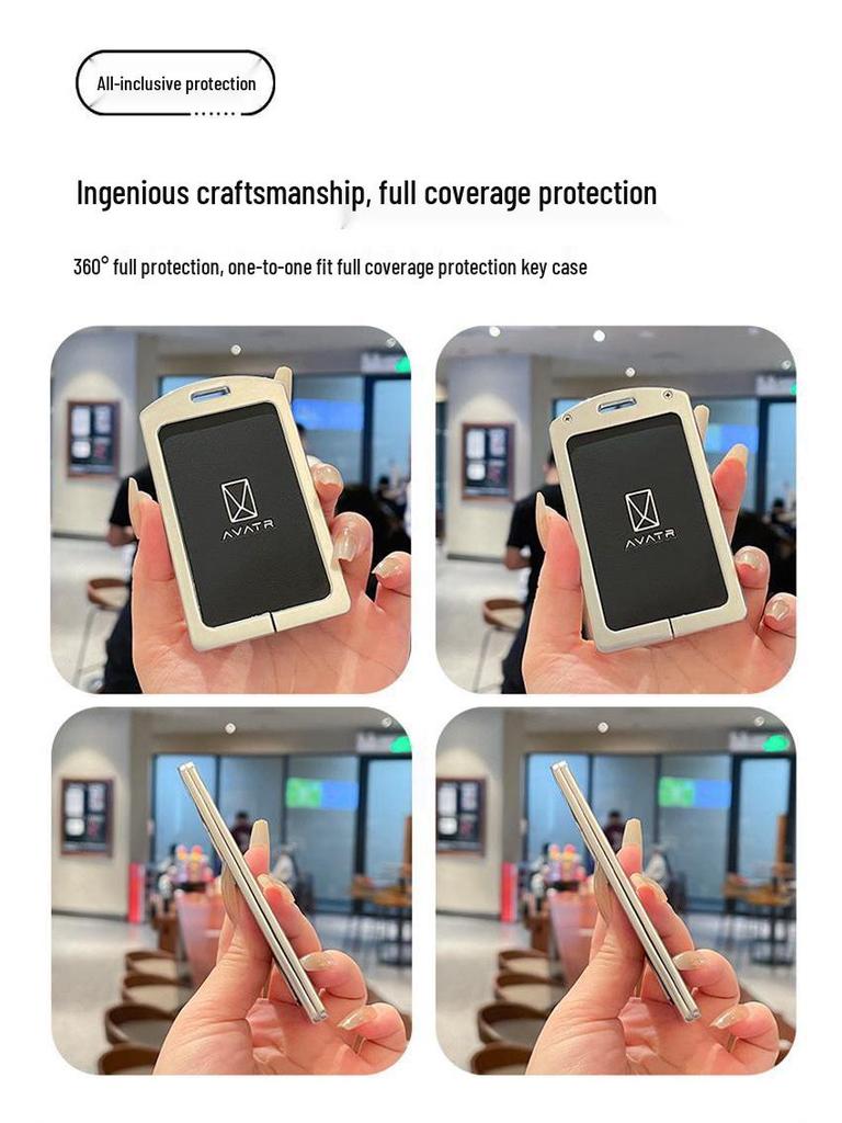 Высококачественный сплав Avatr 12 & 07MAX, NFC-чехол-брелок для ключей, сумка-чехол для мужчин и женщин