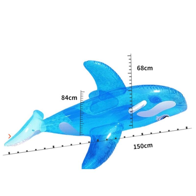 Inflatable Pool Float For Adult Cute Large Whale Shape Ride On Inflatable Swimming Pool Float For Swimming Floating Surfing