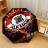 Автоматический 3-складной зонт AZ Alkmaar, 8 ребер, ветрозащитный, складной, защита от солнца и дождя, для путешествий на открытом воздухе, для ежедневного использования