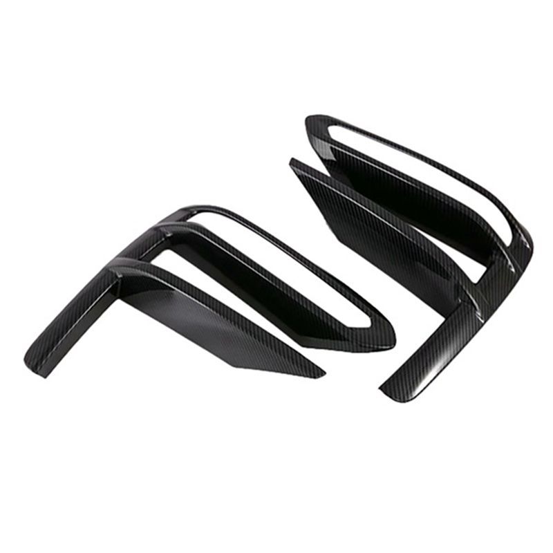 Authentic For Kia Forte Cerato K3 Car Carbon Fiber Front Fog Light Lamp Cover Trim Foglight Bezel Decoration Fram