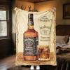 Jack Daniel's Sparkle Plush Blanket Soft Comfortable All Seasons blanket Sofa Office Naps blanket Outdoor Travel throw Perfect Gift