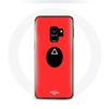Case - Squid Game - Samsung Galaxy S9 - Flexible - Red - Triangle Mask