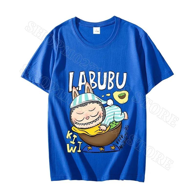 Labubu Унисекс Одежда Женская Футболки Милая Одежда Мультфильм Аниме Графический Принт Футболка Крутые Удобные Топы Подарок Для Вечеринки Унисекс