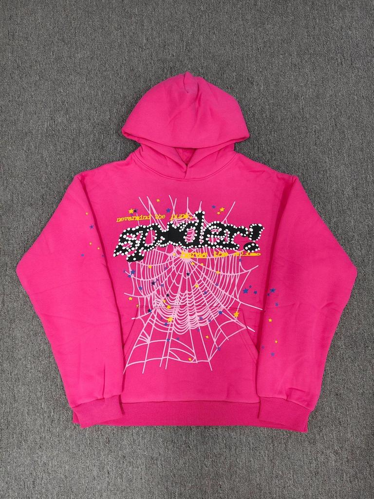 Мужская толстовка с принтом «Паутина» - Модная, свободного кроя, с плюшевой подкладкой