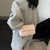 Fashion Diamond Chain Small Square Bag Spring and Summer New High-end Simple Shoulder Bag Versatile Messenger Bag
