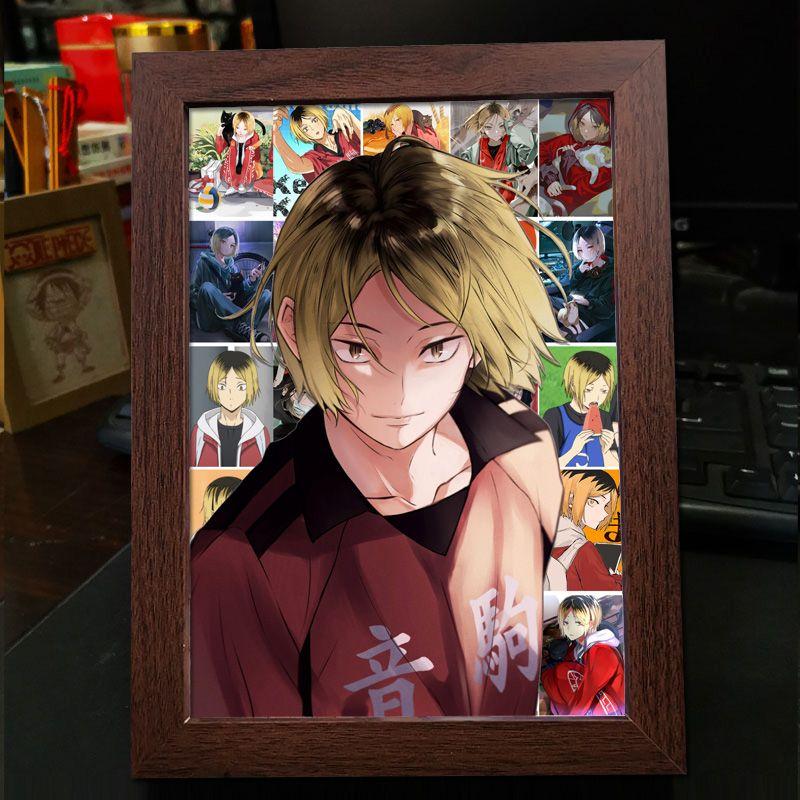 Хайкю!! Украшение фоторамки: Кагеяма Тобио и Хината Шоё - Готовая фоторамка-дисплей в подарок