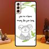 Милый мультяшный акварельный животный коала Чехол для телефона для Samsung Galaxy S21 S22 Ultra Note 20 S8 S9 S10 Note 10 Plus S20 FE Fundas