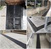 Rectangular Grid Outdoor Sewer Cover Resin Plastic Linear Drainage Filters to Prevent Clogs for Driveway Grass Trench Garage Kitchen Channel 50x25