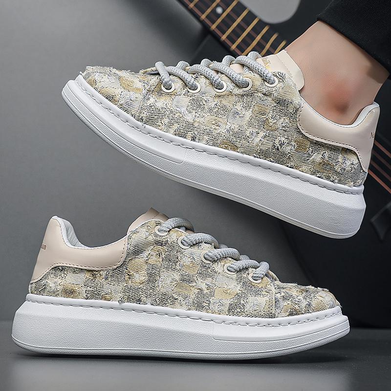 Trend Hole Canvas Shoes Men Classic Original Designer Men's Shoes Platform Breathable Casual Sneakers For Men zapatillas hombre