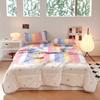 Summer Cooling Blanket Comforter Bedding Set Air Conditioning Quilt Latex Fitted Bedsheets and Pillowcases for Single Double Bed