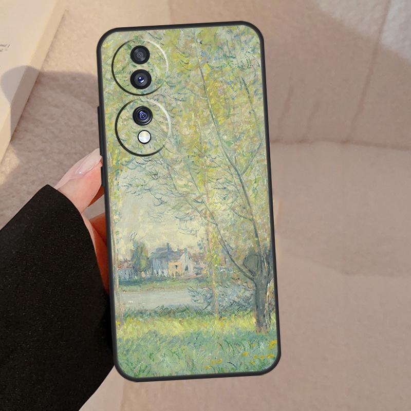 Чехол Claude Monet Cool для Honor Magic 5 Lite Pro 50 70 90 8X 9X X6 X7 X8 X9 Honor X6a X7a X8a X9a X9b Cover
