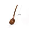Deep Spoon Head Long Handle Spoon Long Handle Serving Ladle Wooden Soup Spoon  Kitchen Cooking