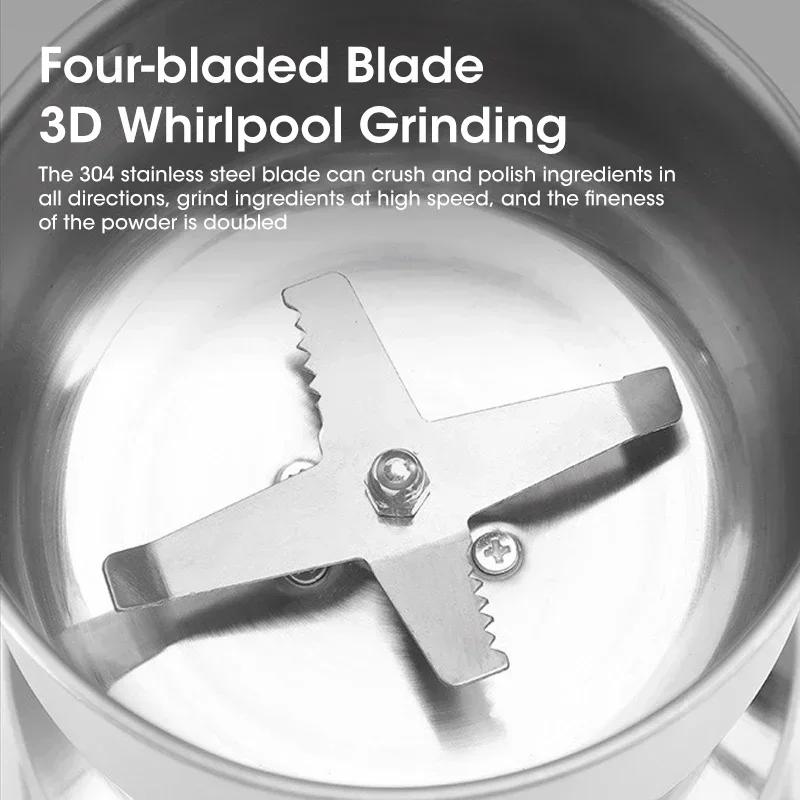 Электрическая мельница бытовая ультратонкая мельница для детского питания мельница для кофейных зерен быстрое измельчение многофункциональная машина для измельчения