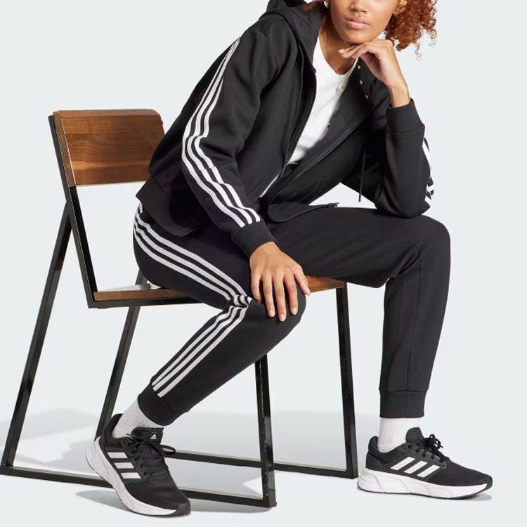 adidas Future Icons Штаны с 3 полосками Regular Трикотажные спортивные штаны Женские Черный IN9479