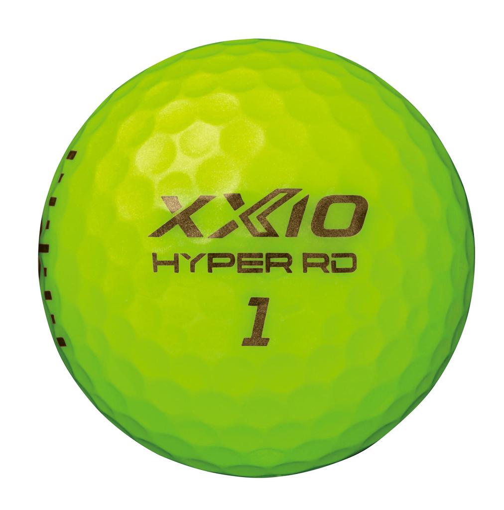 Dunlop XXIO HYPER RD Golf 2025 1 Dozen Lime Yellow Balls, Model, (12 Balls),