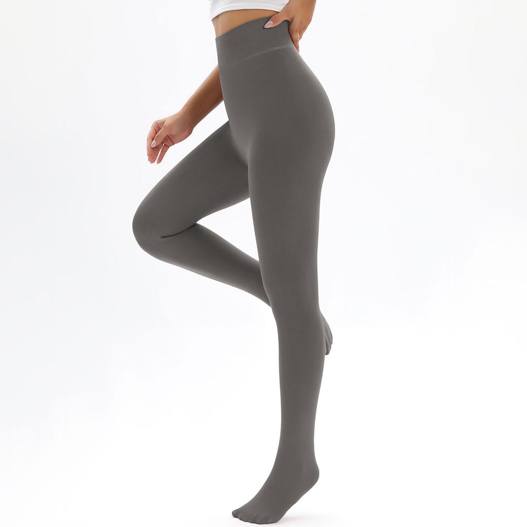 Winter High Nessaj Women Leggings Elasticity Plus Size Tights Plus Velvet Leggings With Socks 320g