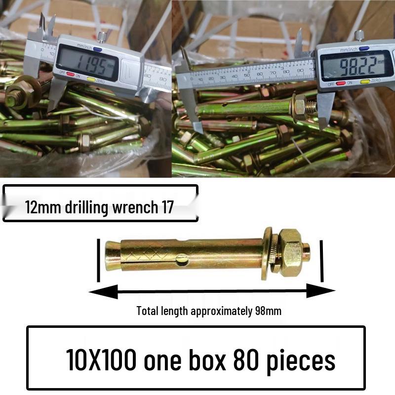 National Standard M6-M12 Expansion Bolts & Screws: Iron-plated, Galvanized, and Explosion Bolts