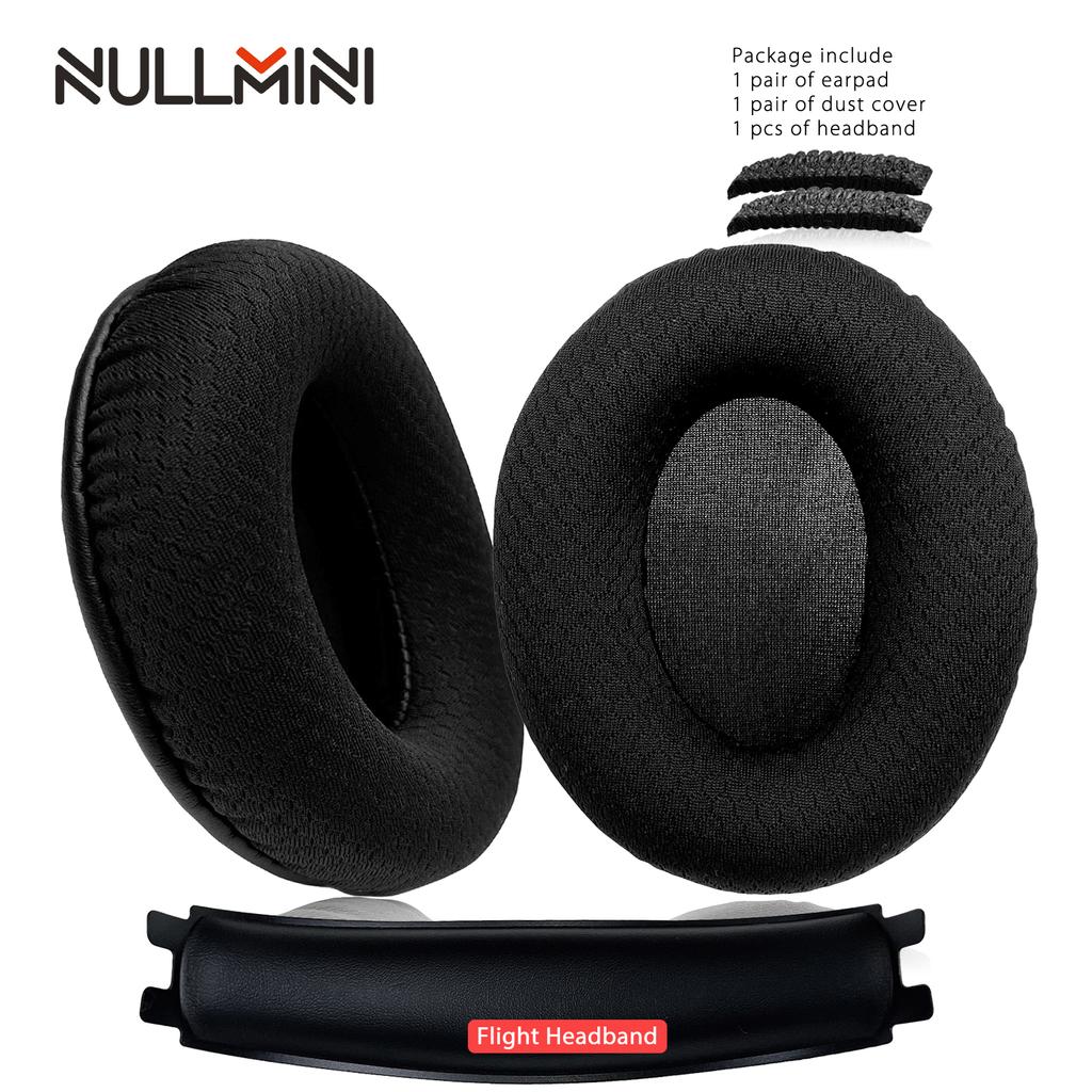 Сменные амбушюры NullMini для HyperX Cloud Flight, наушники Stinger, вкладыши, амбушюры, гарнитура, оголовье, головная повязка