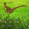 Outdoor Pheasant Metal Silhouette Garden Decoration