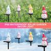 Ground Stake Light Solar Powered Xmas Pathway Lights Snowman Solar Garden Light Outdoor for Christmas Lawn Yard Decoration