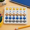 Numbered Pencil Caps for Primary School Cute Toppers, Lovely Charms, Pen Soft Elastic Pencils Toppers Decorations Supplies Classroom Rewards Silicone