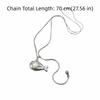 Silver Adjustable Sweater Chain Elegant Charm Jewelry Accessory Gift  Fashion