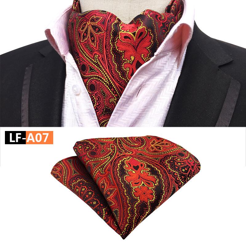 Men's Polyester Retro Tie, Scarf, and Pocket Square Set
