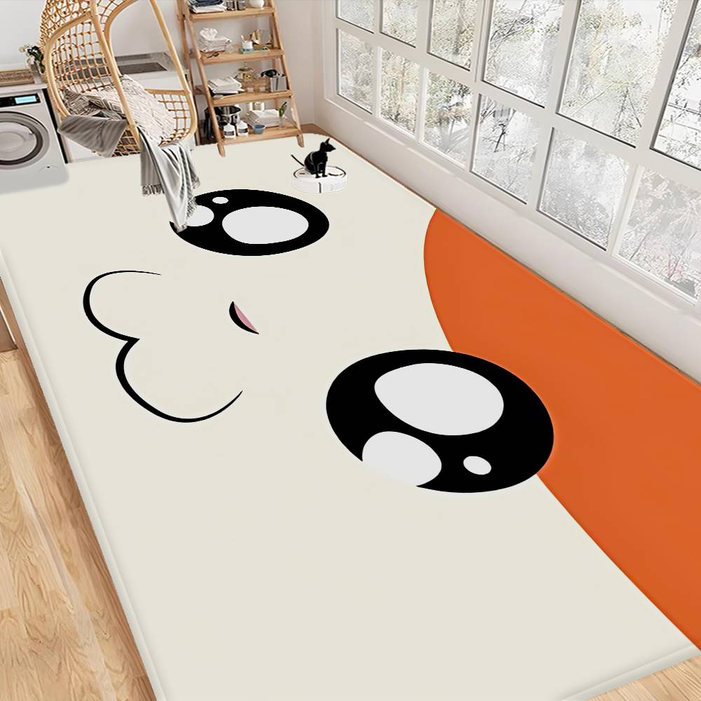 Cartoon Cute Hamtaro Door Mat Washable Non-Slip Living Room Sofa Chairs Area Mat Kitchen Doormat Area Rug