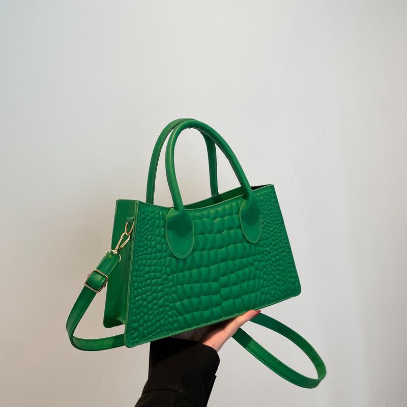 Текстура ретро-дизайн крокодиловый узор сумка модный темперамент простая сумка через плечо маленькая квадратная сумка