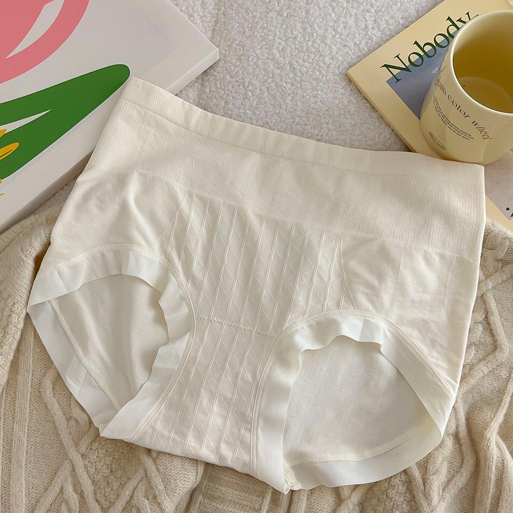 Трусики для женщин, антибактериальные трусы, женские трусы с высокой талией, бесшовное нижнее белье, дышащие бесшовные брюки для девочек для женщин