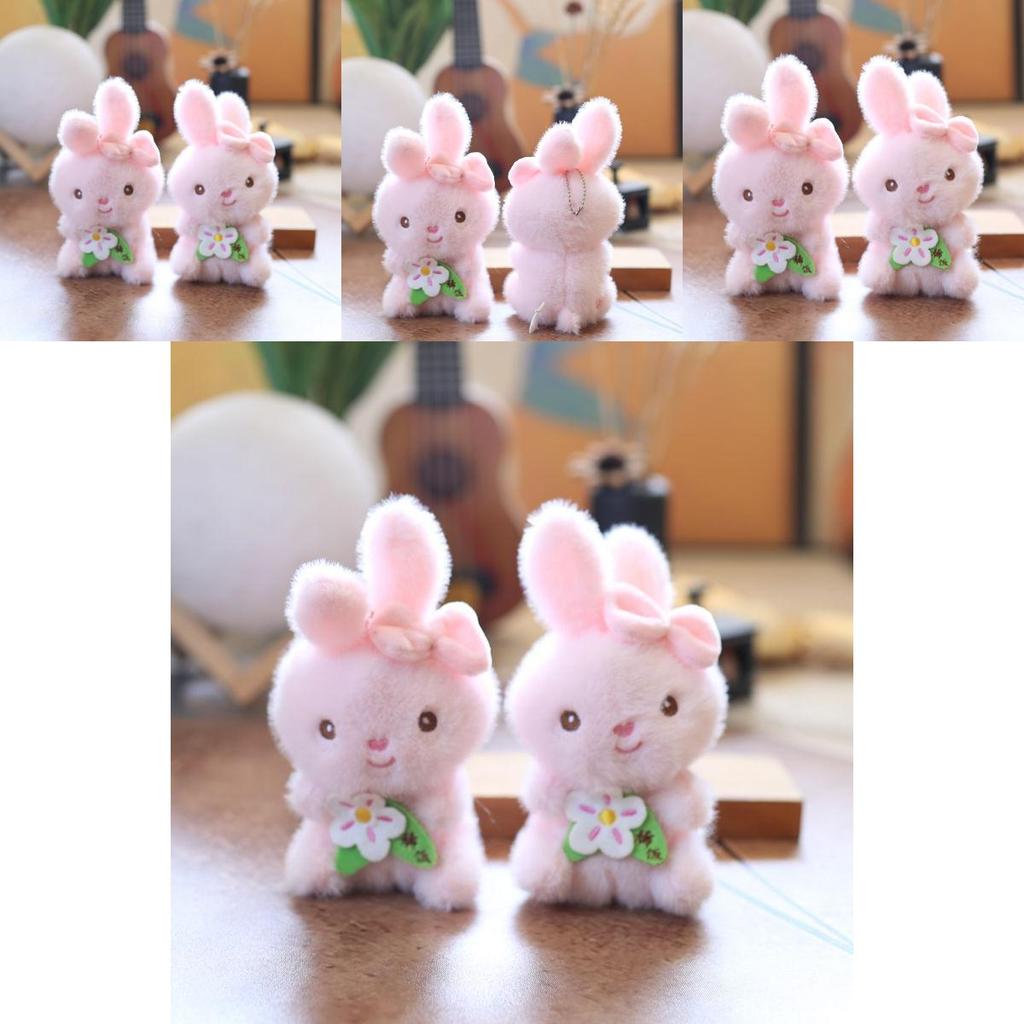 Plush Bunny Keychain With Pp Cotton Filling For Kids And Collectors