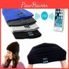Soft Warm Beanie Hat Bluetooth Smart Cap With Wireless Headphone Set And Speaker Mic