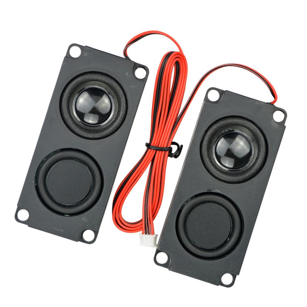 2pcs Audio Speaker Single Diaphragm Bass Computer Speaker DIY for Home Theater 10045 LED TV Speaker Audio System