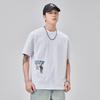 New Summer Cartoon Printed Short-sleeved Men's Trendy and Personalized Half-sleeved Fashionable Loose Casual T-shirt