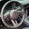Ручная sewing Черная кожаная крышка рулевого колеса автомобиля для Mazda 3 Axela CX-30 MX-30 Автоаксессуары
