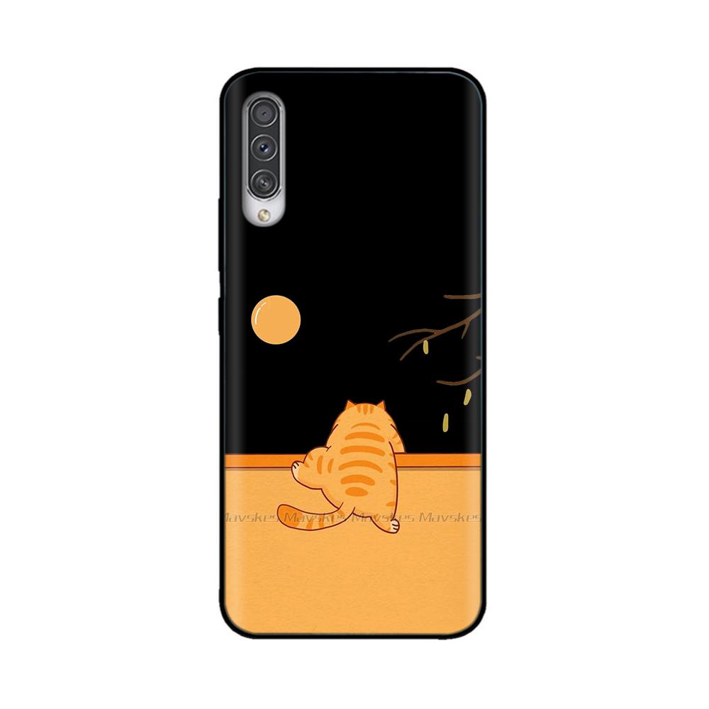 Чехол для Samsung Galaxy A50 с принтом мультфильма, мягкий ТПУ чехол, силиконовая противоударная задняя крышка для Samsung A50 A 50, смешные чехлы для телефона
