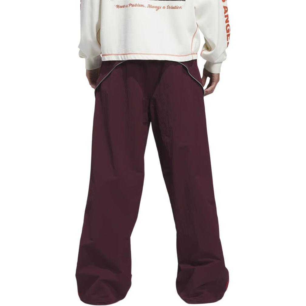 adidas Los Angeles Venice Wind Pants Relaxed Pants 'Burgundy' Men's JX3800