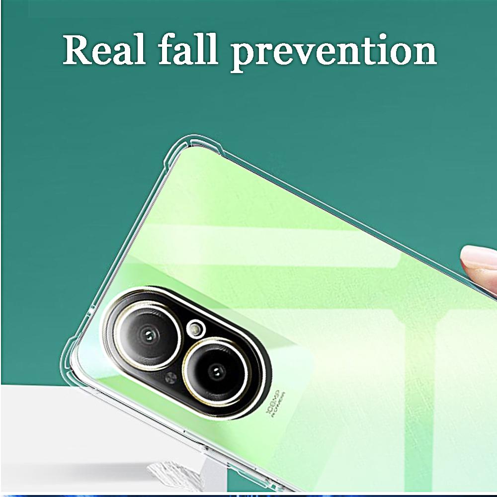 Противоударный чехол для телефона Realme C67 4G, прозрачный силиконовый мягкий чехол из ТПУ C55 C53 C51 C35 C33 2023, задняя крышка C 67 55 53 51 35