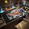 Football Messi Large Mouse Pad Desk Mouse Pad Office Mouse Mats Non-Slip Rubber Base Gaming Accessories Ideal Gift for Gamers
