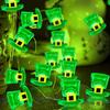 Lights St. Patrick's Day Decorations Green Lights Leprechaun Hat Battery Operated St. Patrick's Day Irish Decoration