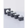 2PCS Black Pipe Clamp Bolted Plastic Clip Tube Fastener 6-50mm Diameter for Fixing And Binding
