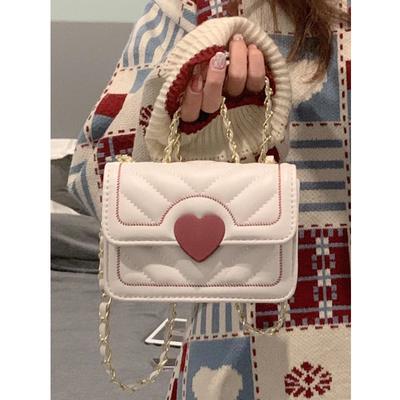 Корейская мода Girl Love Cross Bag Большая вместимость Diamond Chain Женская сумка Новый тренд