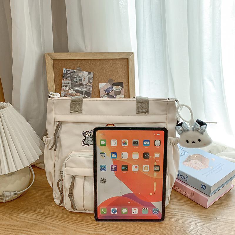 Сумка через плечо Cartoon Commuter женская большая вместительная студенческая сумка-тоут студенческая сумка через плечо