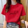 Tshirt Women Top Short Sleeve T Shirts New Korean T Shirt for Women T Shirt  Round Neck  Fashion Tshirt Woman Tops Printed