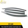 3D Stainless Steel Rain Guards for GAC GA6 2020 - Trim Deflectors