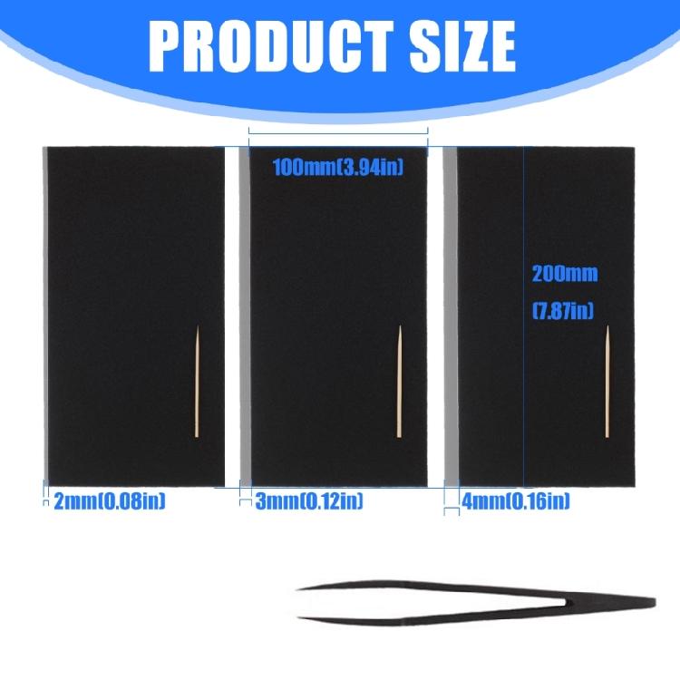 Leak Proof Sponge High Density Foam Film Light Seal Foam with Tongs Replacement for 120 135 Film Camera Replacement