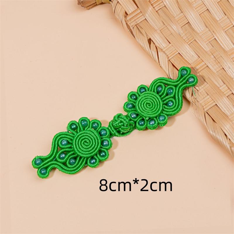 10pcs Chinese Hand-woven Cheongsam Clothing Disc Button Hanfu Clothing Decorative Fancy Buttons Accessories