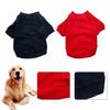 Одежда для домашних животных, супермягкий износостойкий флисовый однотонный пуловер для щенков, пуловер для домашних животных